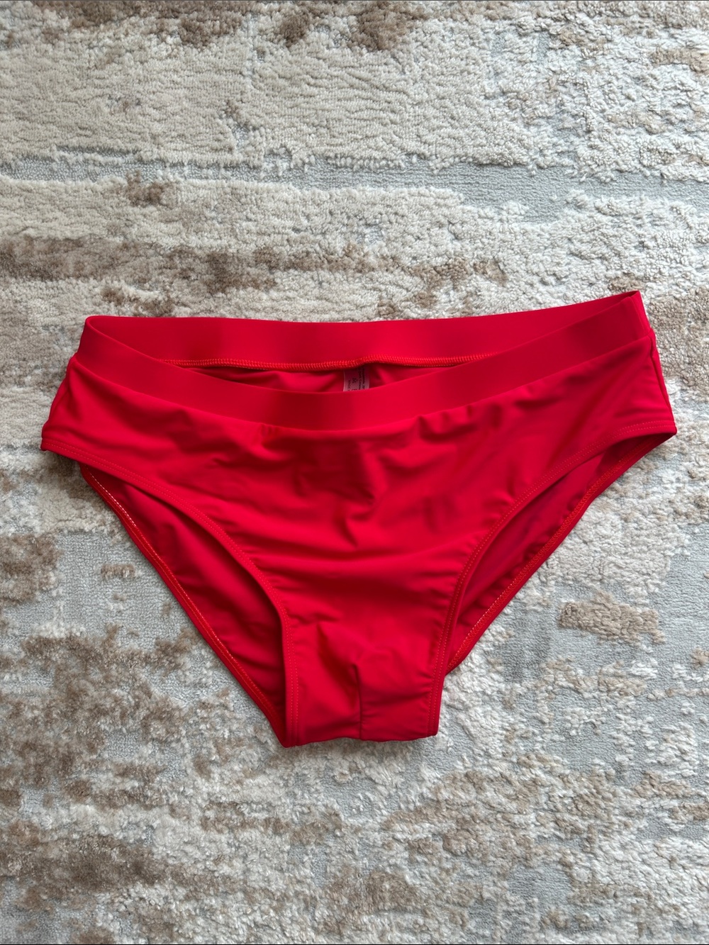 Men’s Red Swim Brief - Unbranded - size XL